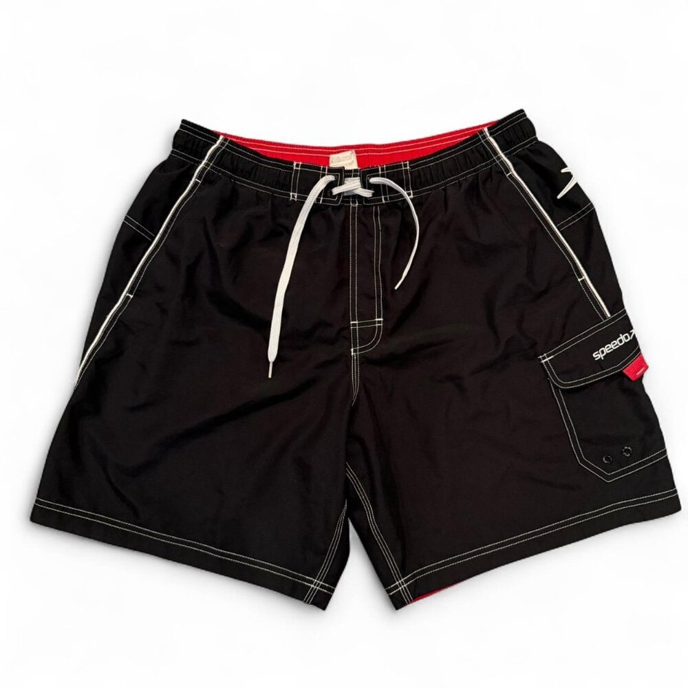 Black Speedo shorts